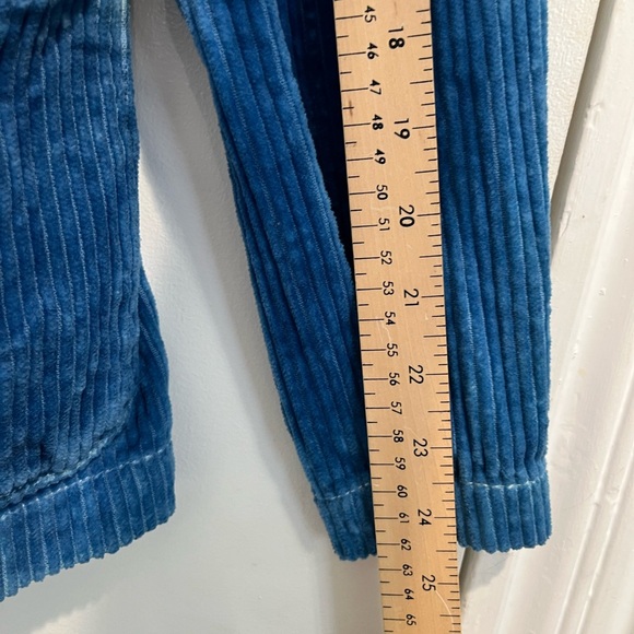 Alex Mill Blue‎ Indigo Cotton Tie Dyed Boyish Corduroy Blazer Sz. XXL - Picture 11 of 12